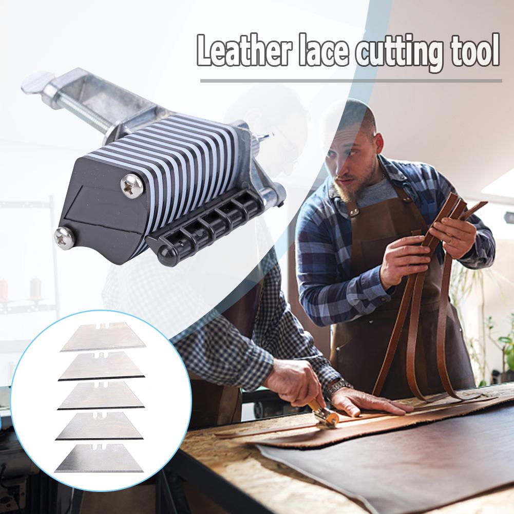 Stainless Steel Manual Leather Splitter Machine Vegetable Tanned Thinning Peeler Tool Leather Shovel Skiver Paring Tool