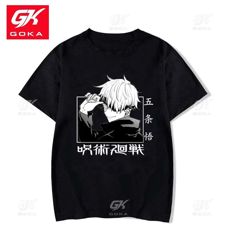 

Premium Ctton T Shirt Anime Print T Shirts Short Sleeve O Neck Women Casual Cool Tops Unisex Tee Shirt Hip Hop Clothing Unisex Tees 4XL