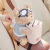 Cute Car Tissue Holder & Trash Can 2-in-1, Creative Car Organizer, Armrest Storage for Car Accessories, Space-Saving Auto Gadget