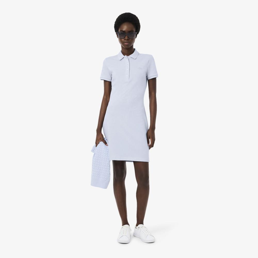 [lacoste] Женское мини-платье-поло приталенного кроя из мини-пике EF5473-56GJ2G 34