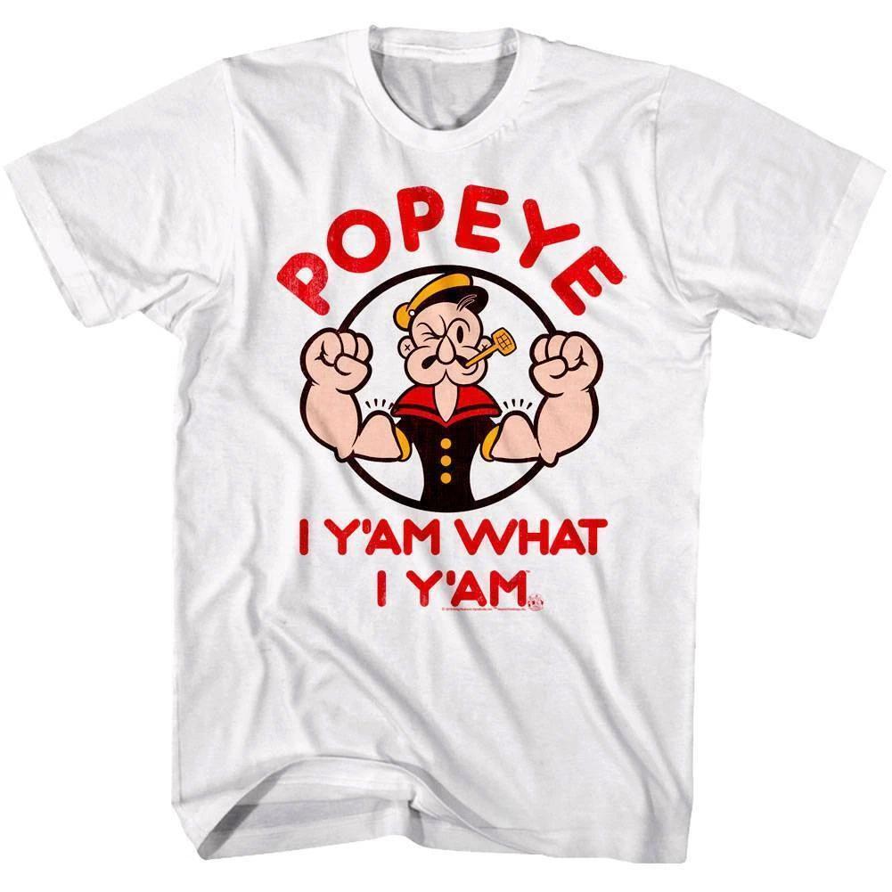 Popeye The Sailorman Yam What I Yam Men s T Shirt M