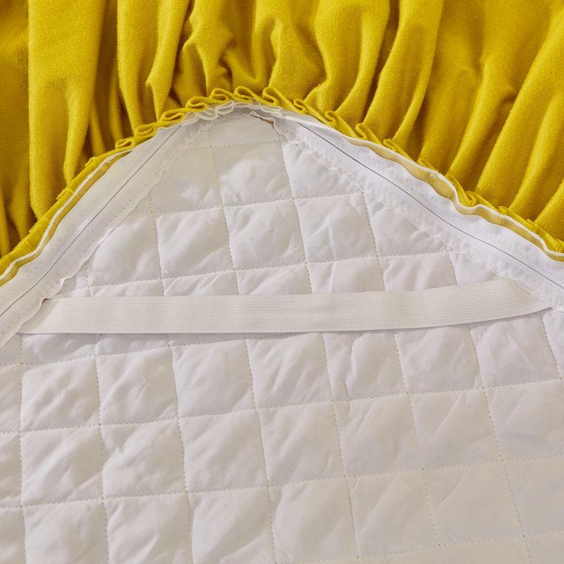 3pcs of Thickened Autumn and Winter Lace Bed Skirt, Crystal Velvet Bed Skirt Lace Bed Cover, Soft and Comfortable, Bedroom and Guest Room Bedding