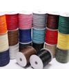 10 m/lote 1.0 1.5mm preto branco cabo de algodão encerado fio cordão ajuste miçangas artesanato diy colar para fazer jóias suprimentos