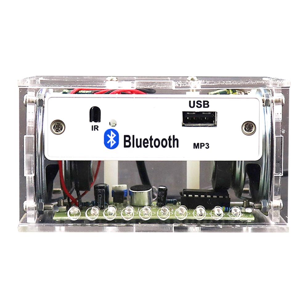 Bluetooth Speaker DIY Electronics Kit 3W + 3W Dual-Channel Bluetooth Speaker Soldering Kit Suitable for Teaching Practice