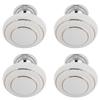 4Pcs Set Modern Ceramic Handle Pull Handle Knobs Hardware Fittings for Drawer Closet Cabinet