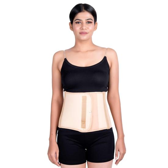 Wonder Care Abdominal Binder for Men and Women/Postpartum Post-Operative Post-Surgery Wrap/Abdomen Navel Umbilical Hernia Support Belt (L)