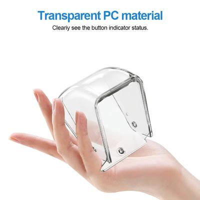 Cache Sonnette Sans Fil Extérieur Étanche Cache Appel Transparent Protecteur Bouton Sonnette Anti-Poussière Cache Bouton Sonnette Anti-Pluie