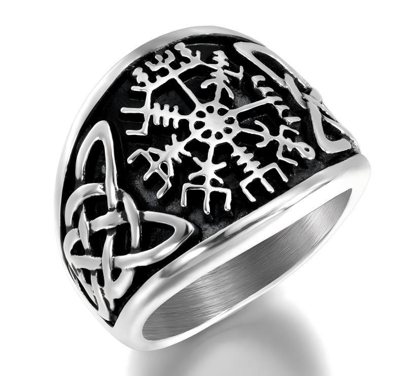 2026 Модное Изящное Ювелирное Изделие Мужские Украшения Логотип Южной Иглы Разноцветное Кольцо 7