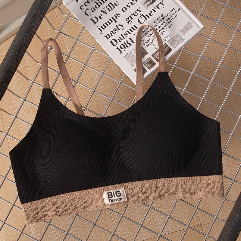 

Бесшовный спортивный бюстгальтер пуш-ап без косточек для большой груди - Предотвращающий провисание, дышащий, тонкий, собирающий дизайн для студенток S (60-80 jin)