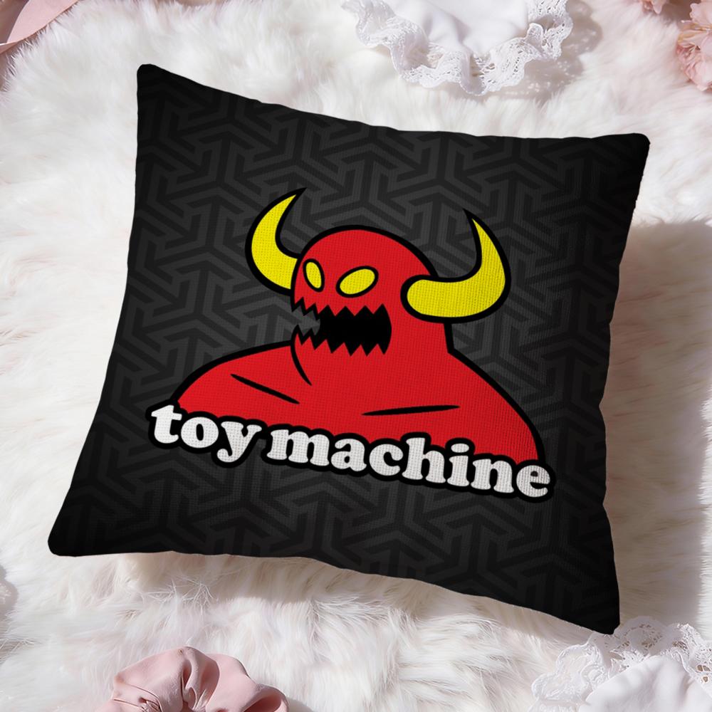 T-Toy MachineS Skate Cushion Cover Premium Comfort Reversible Pillow Cove -Two In One Design for Any Room & Car Interior