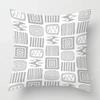 Nordic Fall Home Decor Autumn Throw Pillow Case Sofa Cushion Cover Modern Geometry