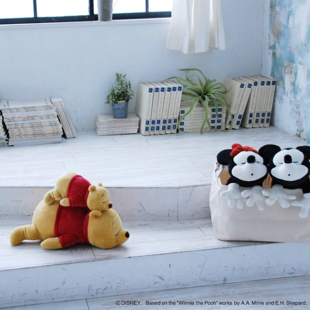 Livheart Disney Mochihug Poo Body Small 35cm in Fluffy and Pillow, (approx. length), Squishy, 50012-42