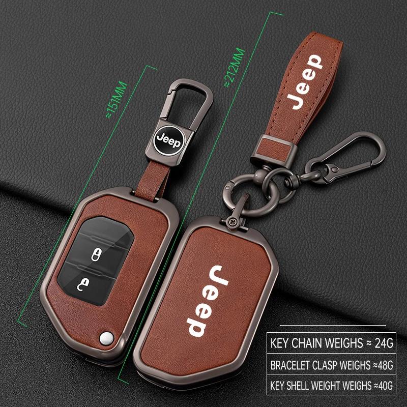 For Jeep Car Remote Key Case Cover Protector Shell For Jeep Gladiator JT Sahara JLU Wrangler JL Rubicon 2018 2019 2 3 4 Butto