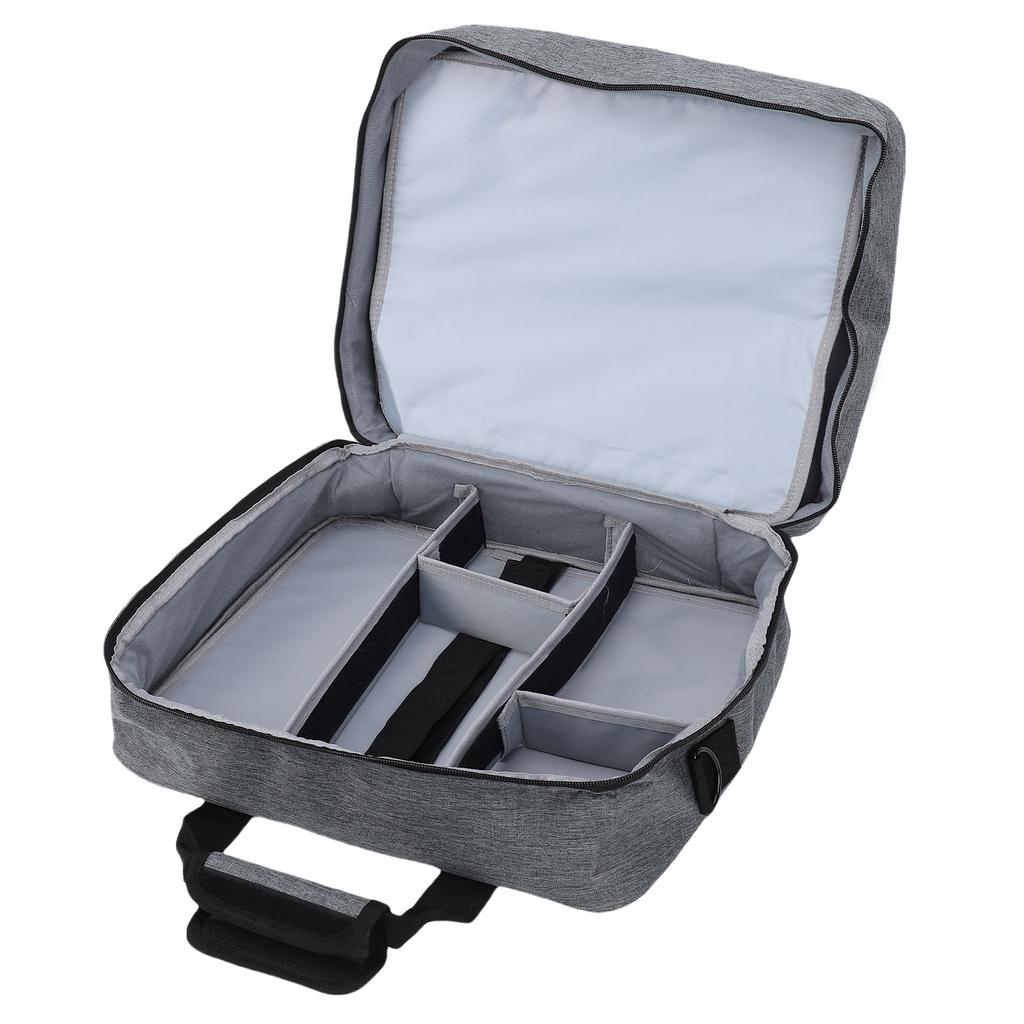 DJ Mixer Bag with Removable Divider Padded     Mixer Carrying Case for Microphone Cable Music Equipment