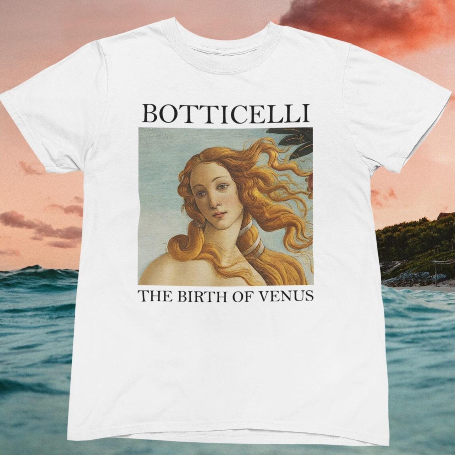 Birth of Venus T shirt / Botticelli Art T shirt / %100 Premium Cotton Quality 3XL