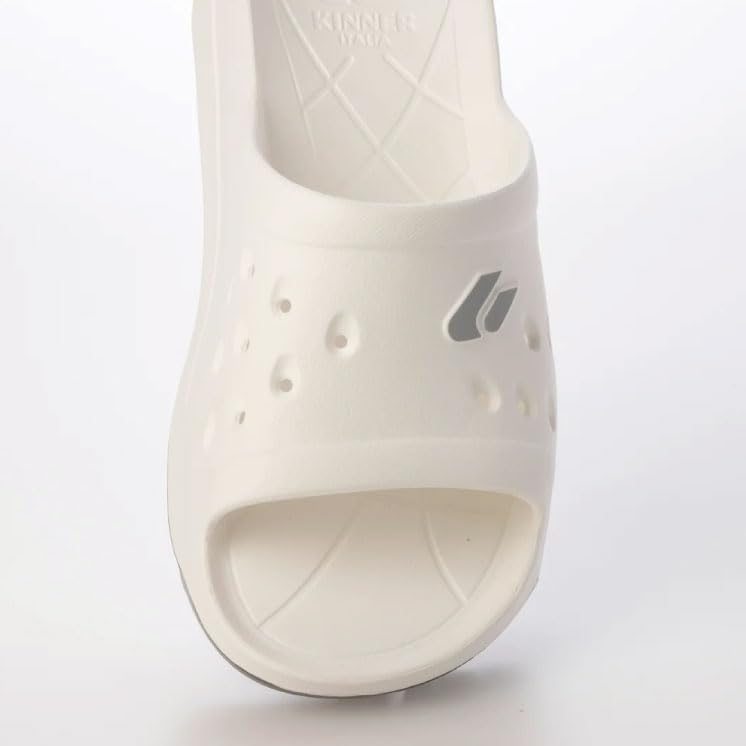 Kinner Recovery Thick One Mile Sports More Comfortable Than Barefoot [KINNER] Sandals, Lightweight, Sole, Clock, Sandals, RSK-3001, (WHITE, 25.0 cm)