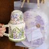 Vintage Wind Ceramic Teapot and Cup Set - Perfect Gift for Her: Birthday or Friend's Wedding