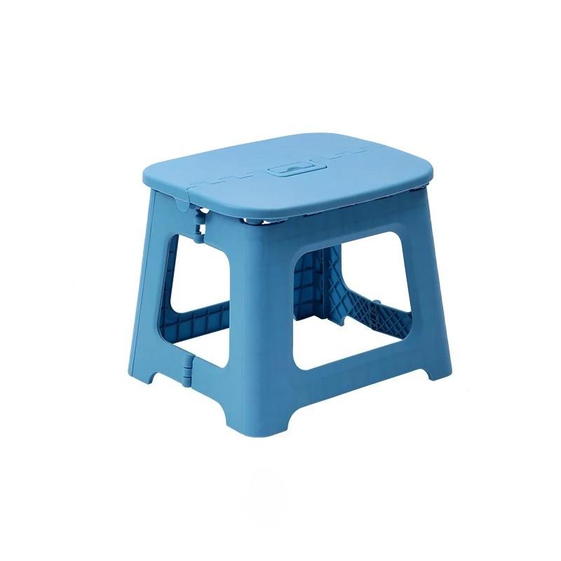 Tragbarer Klapphocker für den Haushalt im japanischen Stil, Kinderhocker aus Kunststoff, für Outdoor-Camping und Angeln