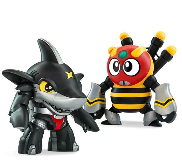 

Tachibana Neko Kogyo Kabutack QOSMOS SHARKLER подвижная пластиковая модель B-Robo [б/у]