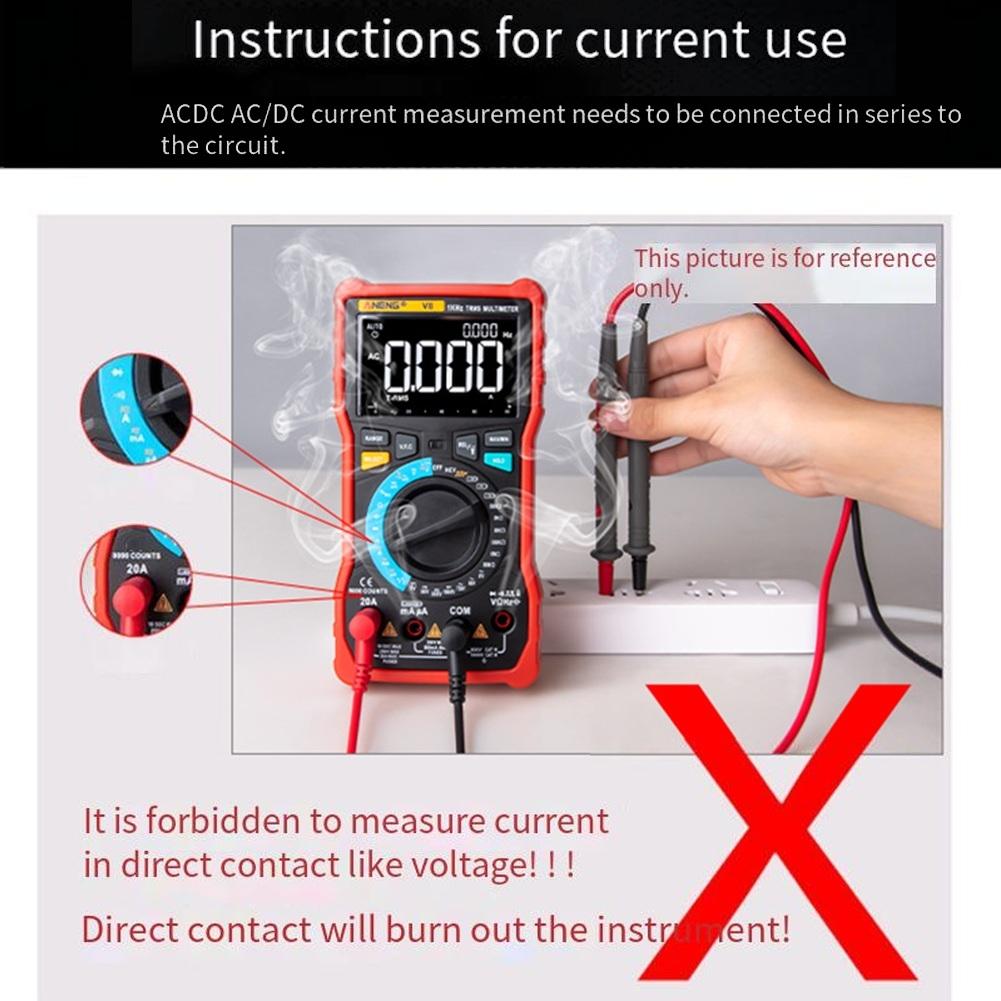 AN101 Ultrathin Digital Multimeter for Resistance and Hertz Measurement