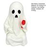 Interesting Party Supplies for Adults 3D Printed Ghost Figurine with Wine Glass, Funny Halloween Desktop Dark Style Decorations Decor Statue, Novelty