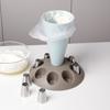 Baking Piping Nozzle Organizer Silicone Cake Decorating Tool Stand For Professional Bakers
