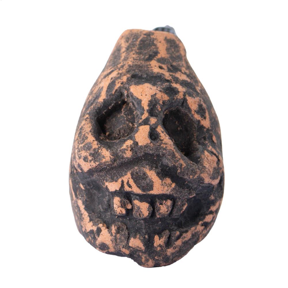 Death Whistle Screaming Whistle Instrument Skull Retro Aztec Death Halloween Loudest Whistle Outdoor Camping Emergency Whistle