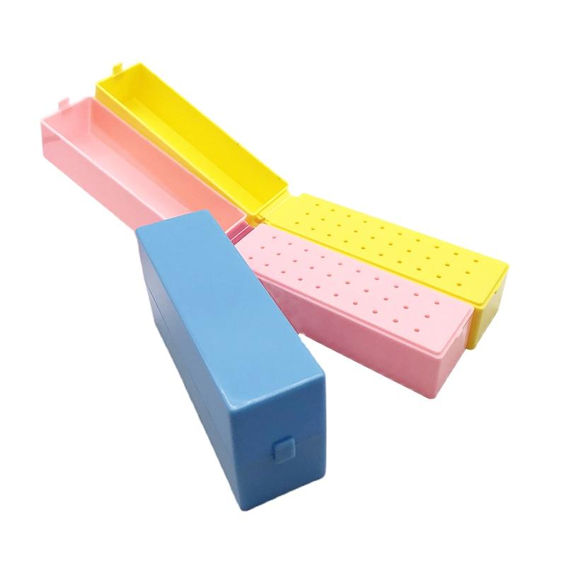 1Pcs/30 Löcher Kunststoff Dental Bur Halter Desinfektion Hartmetall Bohrer Block Bohrer Fall Box Zahnarzt Produkte Labor Ausrüstung