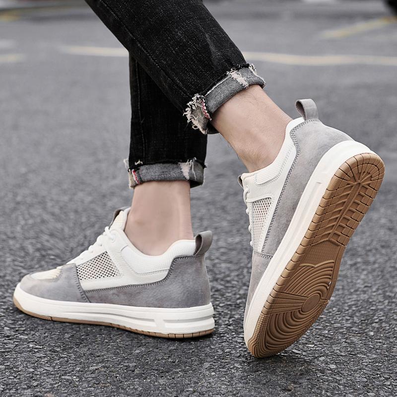 Fashion New Summer Casual Men's and Women's Mesh Sneakers Casual Sports Skateboard Shoes Fashion Breathable Party Thick Soled Shoes