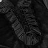 Halloween Cosplay Vintage Mittelalter Viktorianisch Herren Damen Gothic Lolita Spitze Rüsche Hemden Bluse Steampunk Pirat Vampir Kostüm Ohne Gürtel