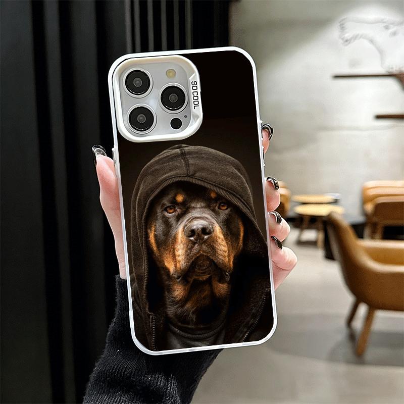 Rottweiler Dog Shockproof Phone Case for iPhone 17 Air 16 16E 15 Pro Max 14 Plus 13 Mini 12 Back Cover Anti Fall Fundas