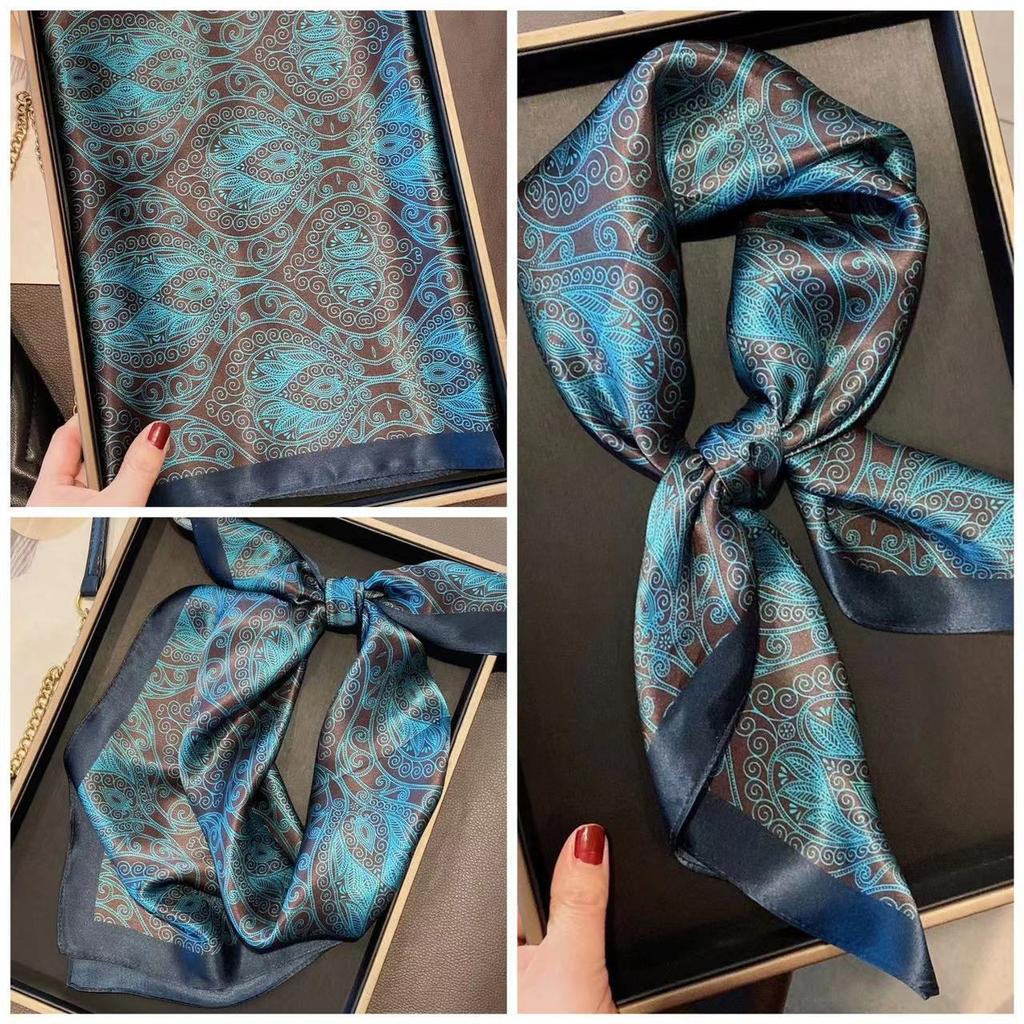 Eleganti Foulard di Seta da Donna Con Centinaia di Camicie, Assistenti di Volo, Decorazione Professionale, Protezione del Collo, Foulard, 70 Foulard Quadrati Piccoli.