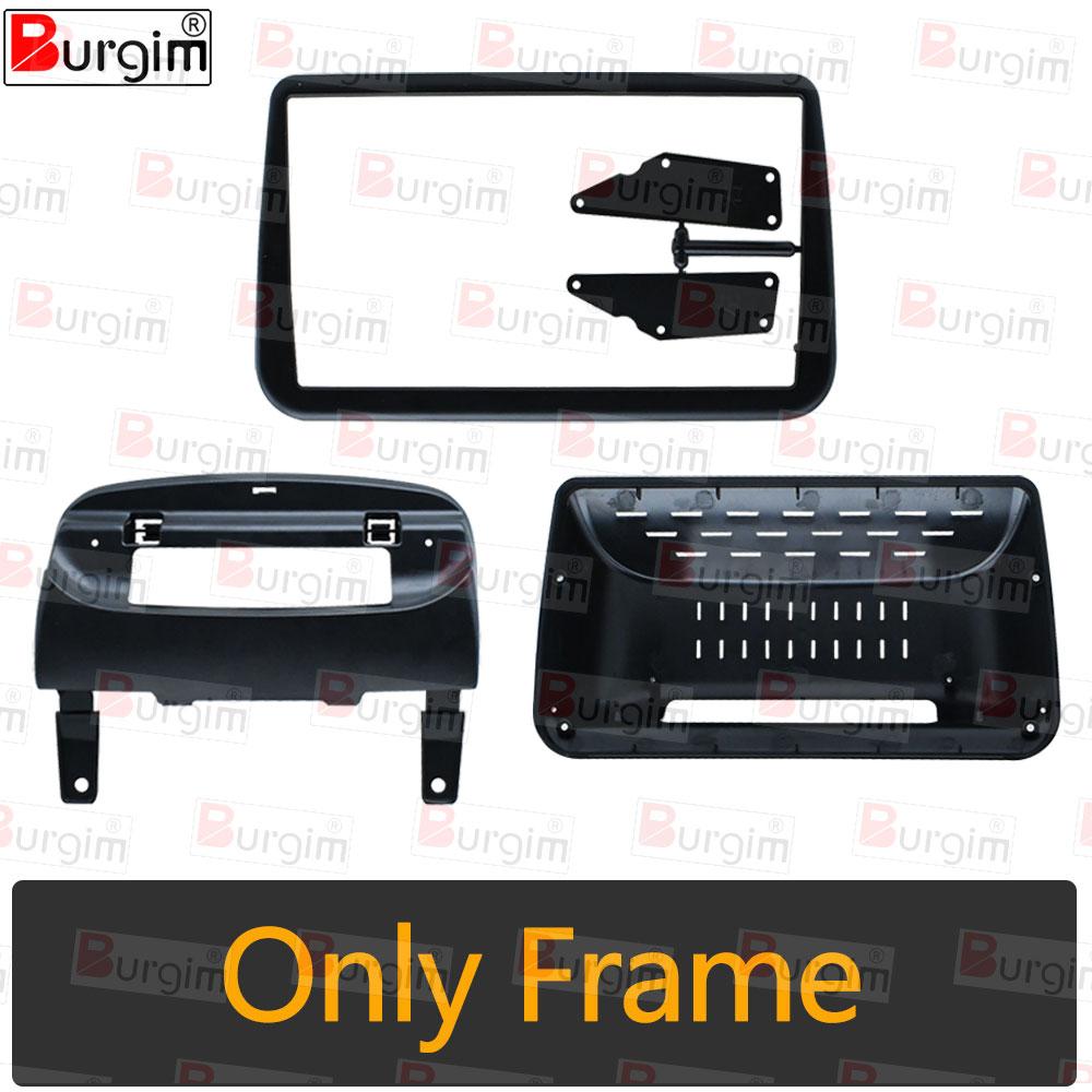 Car Radio Fascias Frame For OPEL MERIVA 2010-2014 9 Inch 2DIN Stereo Panel Wiring Harness Power Cable Adapter Canbus Decoder