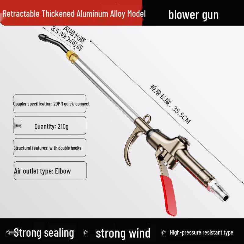 Wanhe High-Pressure Air Blow Gun for Dust Removal and Truck Inflation