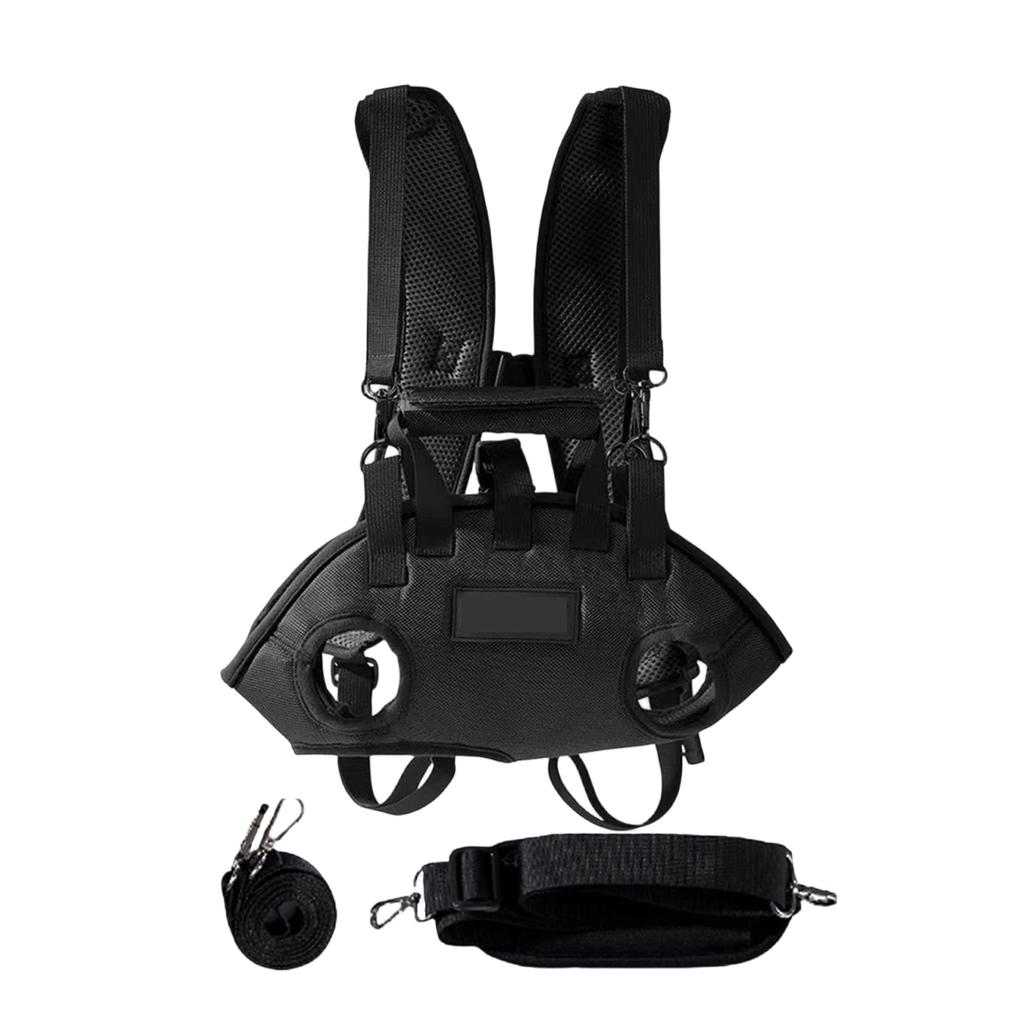 Dog Travel Backpack , Portable and Breathable , Convertible Backpack and Crossbody Sling for Small Dogs