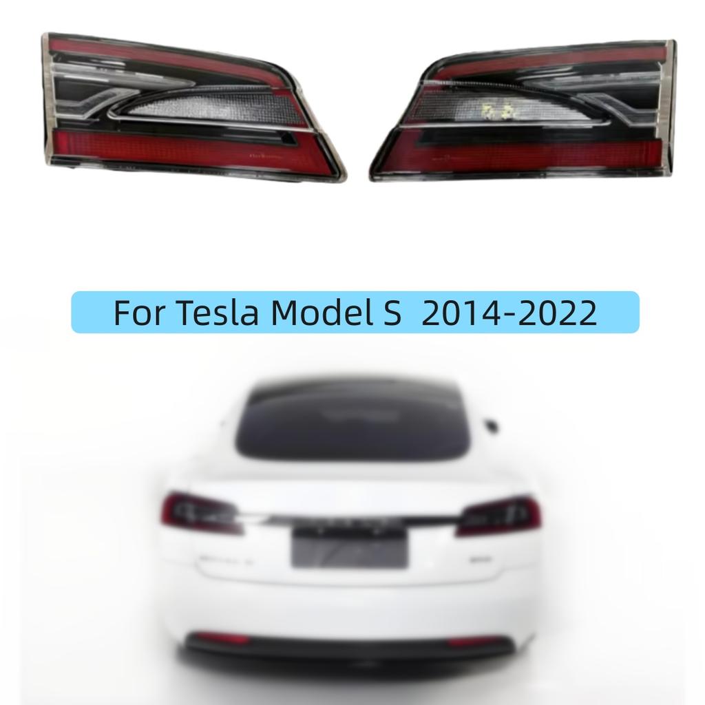 QPPU3 For Tesla Model S Taillight 2014-2022 Model S Reversing Light Fog Light Rear Lights 6005922 6005924 European Version