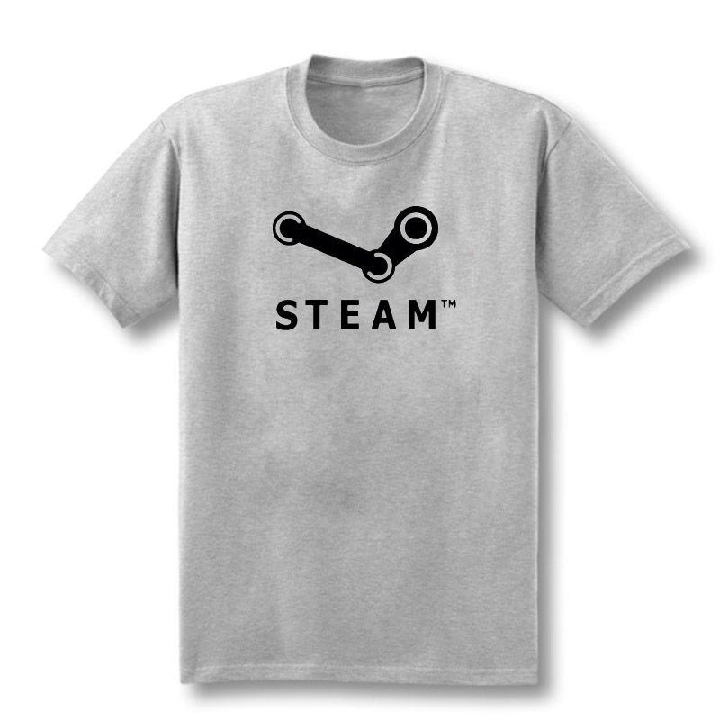 STEAM Short-sleeved T-shirts, Game Platform Team Uniforms, Valve Company Uniforms, Geek Geek Clothes