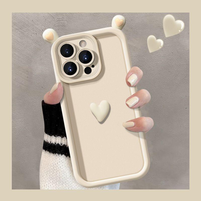 Case for Huawei Honor 90 8X X9 5G Y7A Nova 5i 5T 7 9 Pro SE P50 Y9S Y9 Prime 2019 Phone Case Cute 3D Ears Love Heart Soft
