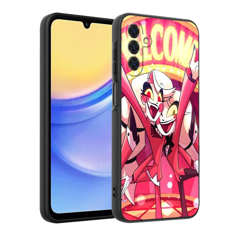 Hazbin Hotel Anime Soft Phone Case for Samsung A17 A37 A57 A16 A26 A36 A56 A15 A25 A35 A55 A14 A24 A34 A54 A13 A23 A33 A53 A52 A