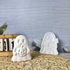 Halloween Ghostly Holding Pumpkin Casting Mold in Silicones for DIY Resins, Plasters, or Waxes Ornament, Desktop Decors Piece, and Fall Craft Displays