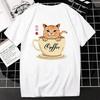 Funny Catzilla Japan Cat Kitten Lover Men T Shirt Male Casual Tees Summer Hombre Oversized Tee Harajuku Shirt Men Clothing