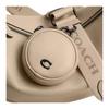 Coach Hall 29 Solid Color Zipper Closure Leather Shoulder Crossbody Bag Large Women Bags Ivory CY754-VT5
