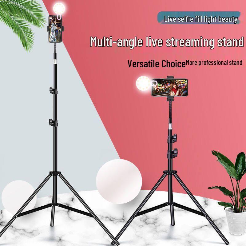 360° Rotating Mobile Live Streaming Selfie Tripod Stand