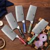 WILDMOK 67 Layers 10Cr15CoMoV Damascus Steel Chinese Chef Kitchen Knife 7 Inch Cleaver Butcher Knife with Resin Handle