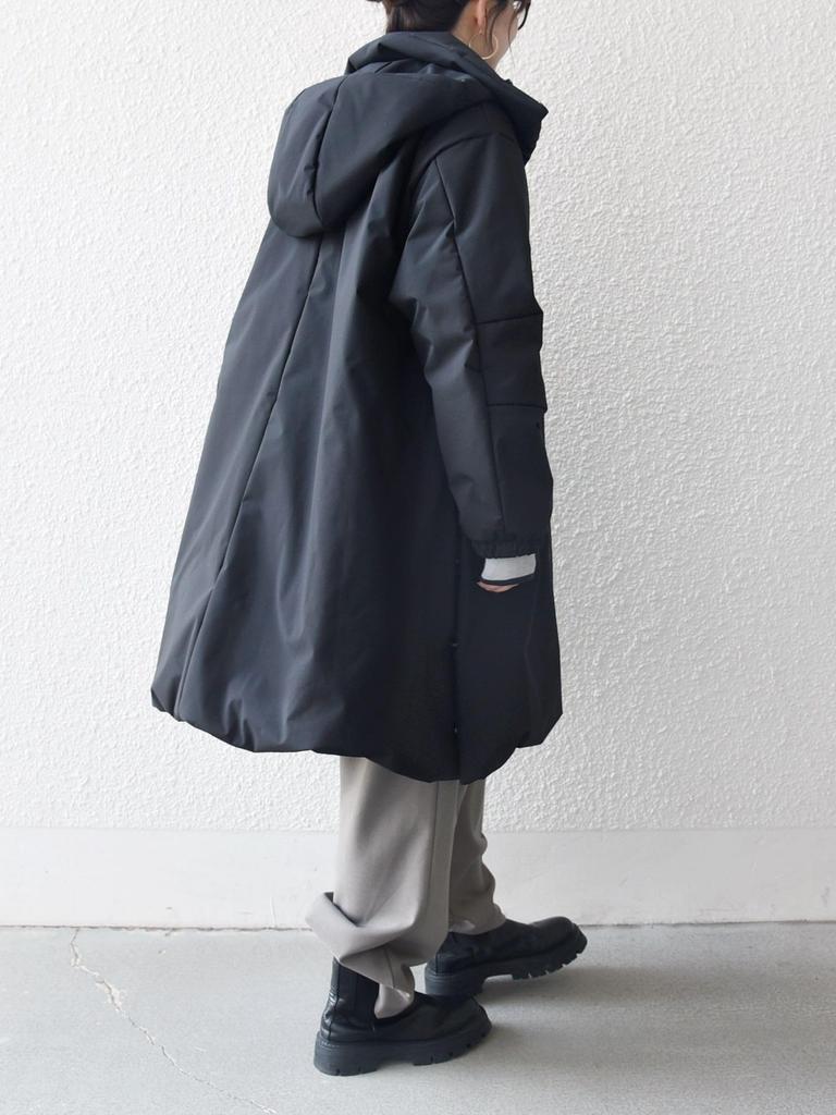 Ships Any Multi-functional Padded 2-Way Hoodie Tent Line Coat 724170006 Black One Size