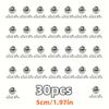 30pcs Mini Disco Ball Ornaments Reflective Glass Silver Baubles for Mardi Gras Disco Party Decor Sparkling Christmas Tree Gift