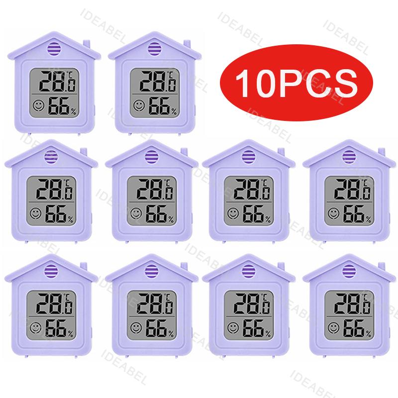 6-10PCS Indoor Thermometer LCD Digital Temperature Room Hygrometer Gauge Sensor Humidity Meter Indoor Thermometer Temperature