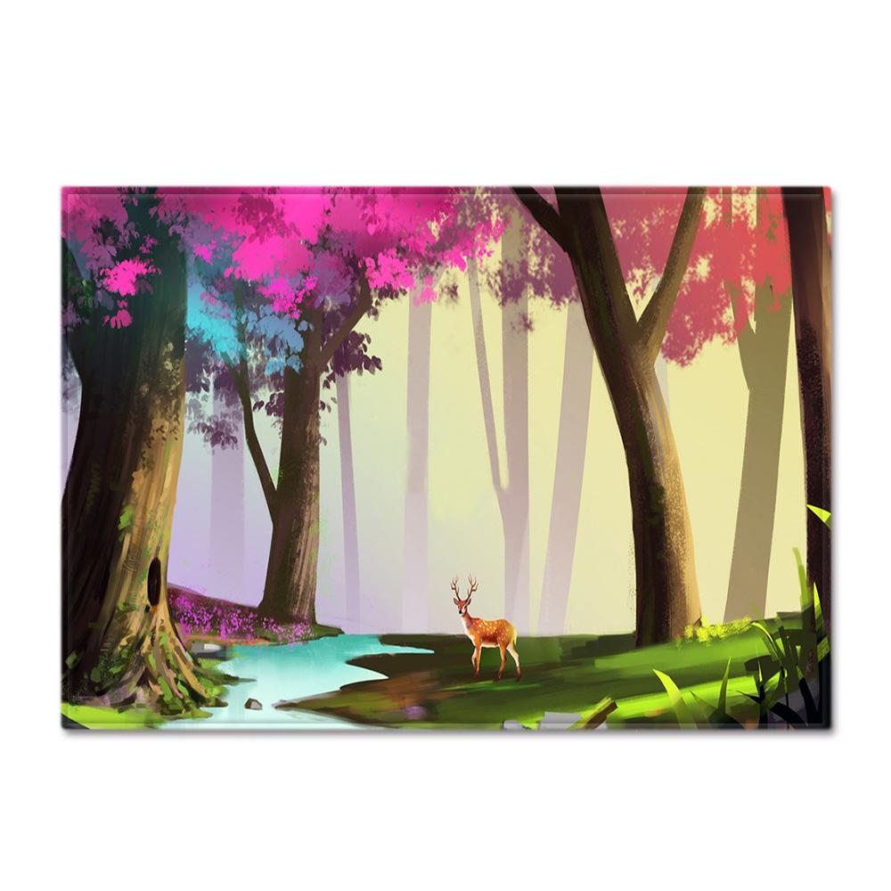 Tree Hole Large Carpet Feather Wind Bedroom Floor Mat