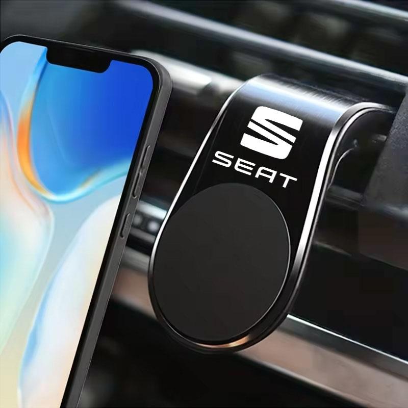Magnetický stojánek na telefon do auta s držákem na větrací mřížku pro Seat Leon Ibiza Alhambra Exeo Altea Arona Mii IBL Autopříslušenství