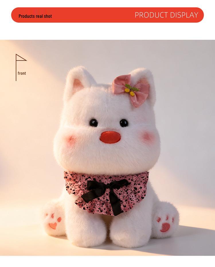 West Highland White Terrier Plush Puppy Doll - Sleep Comfort & Birthday Gift for Girls